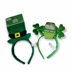 New Saint Patrick's Day Headband Set St. Patrick